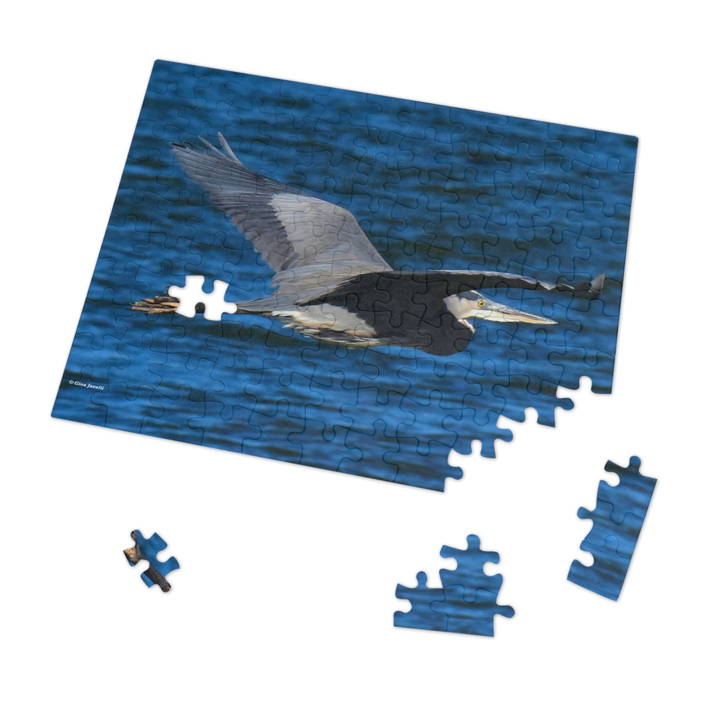 Great Blue Heron  Jigsaw Puzzle ( 110, 252, 500-Piece)