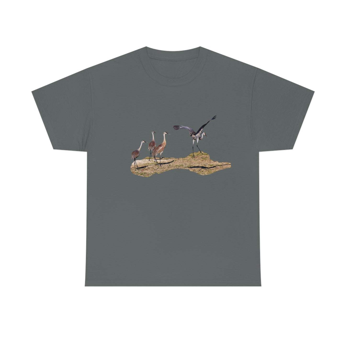 Sandhill Cranes    Unisex Heavy Cotton Tee