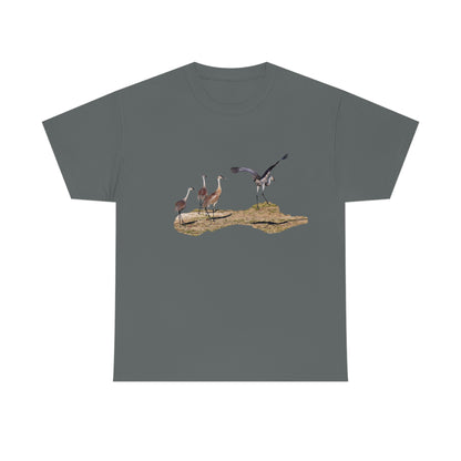 Sandhill Cranes    Unisex Heavy Cotton Tee