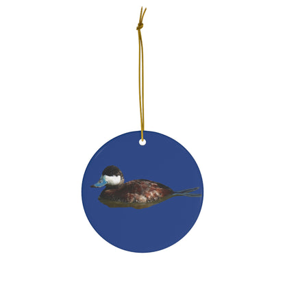 Ruddy Duck                              Ceramic Ornament.