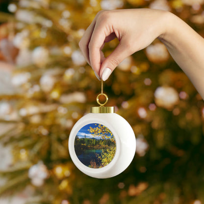 Wood River, Kimball State Park,  Ft. Klamath Or. Christmas Ball Ornament