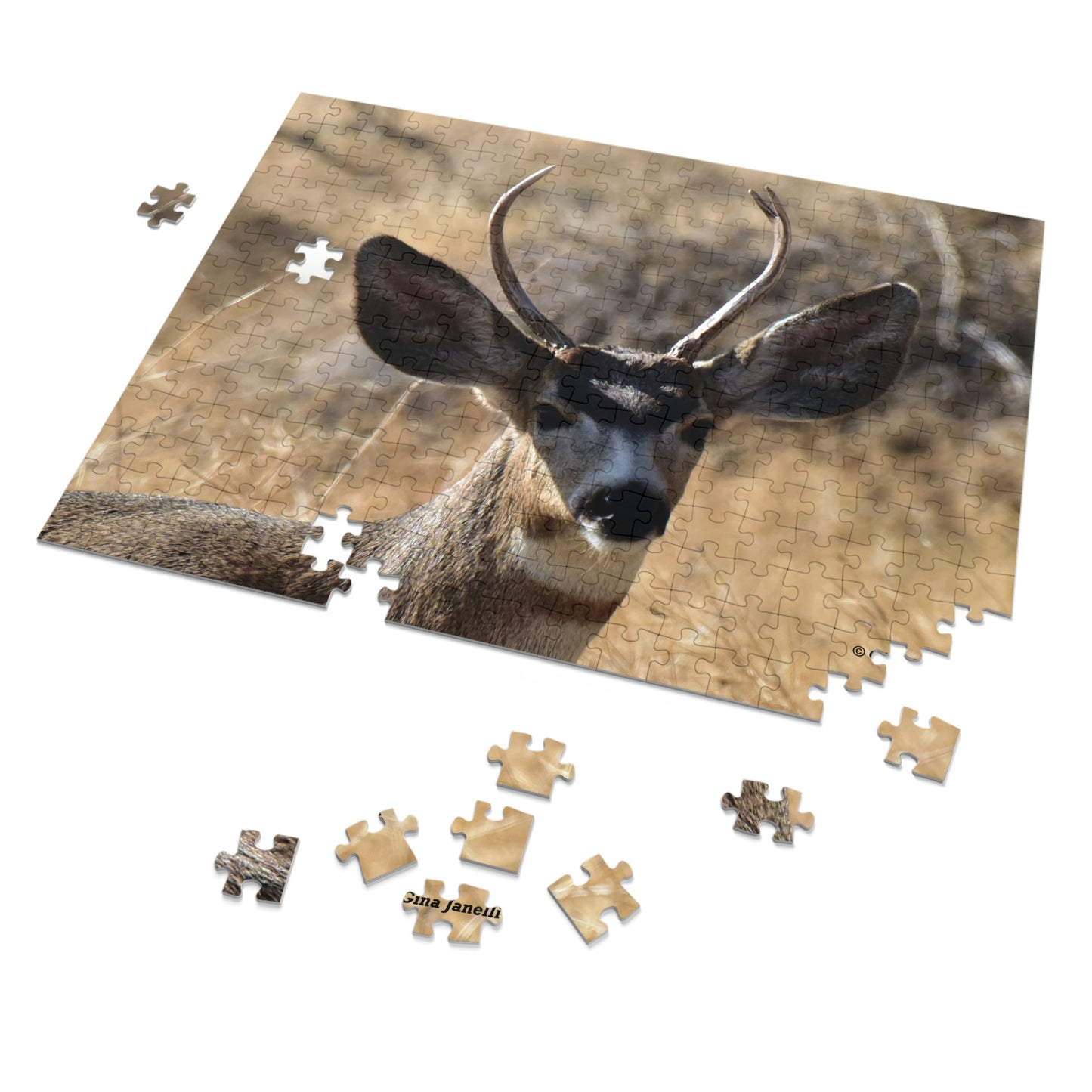 Young Buck - Mule Deer     Jigsaw Puzzle ( 110, & 252, -Piece)