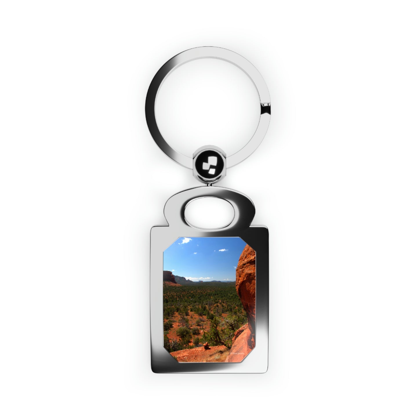 Red Rocks of Sedona Az.           Rectangle Photo Keyring