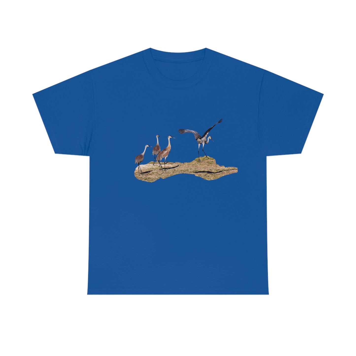 Sandhill Cranes    Unisex Heavy Cotton Tee