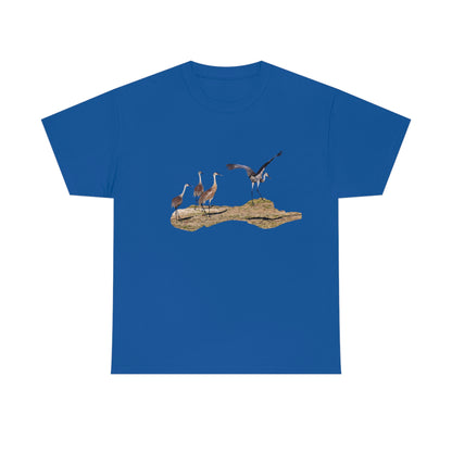 Sandhill Cranes    Unisex Heavy Cotton Tee