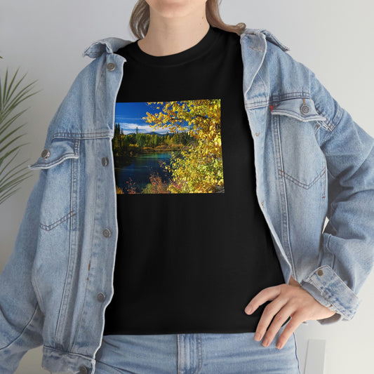 Wood River, Kimball State Park, Ft. Klamath Or.    Unisex Heavy Cotton Tee