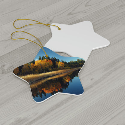 Rocky Point, Klamath Lake, Klamath Falls, Or.  Ceramic Ornament, 3 Shapes