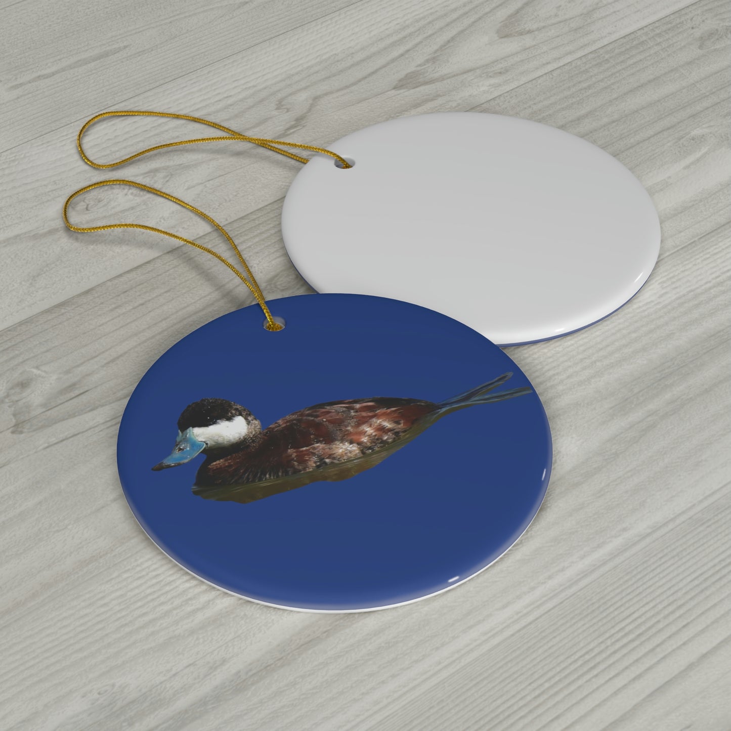 Ruddy Duck                              Ceramic Ornament.